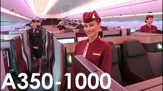 Qatar Airways The Worlds FIRST A3501000 Flight [upl. by Anorahs]