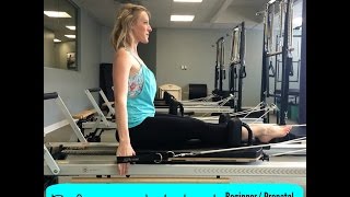 Pilates Reformer Workout Beginner Friendly [upl. by Cristy]