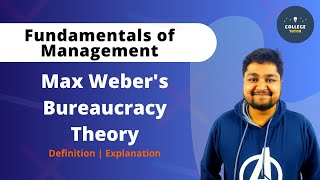 Max Webers Bureaucracy Theory  Bureaucratic Model  Fundamentals of Management [upl. by Jenda681]