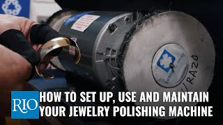 How To Properly Use A Jewelry Polishing Machine [upl. by Ahsram]