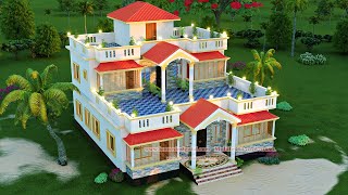 6 Bedroom Duplex House Design 2023  4822 [upl. by Esiom]