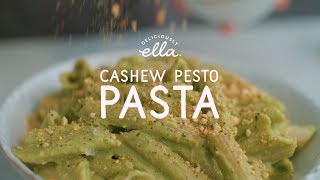 Cashew amp Avocado Pesto Pasta  Deliciously Ella  Vegan [upl. by Sheepshanks]