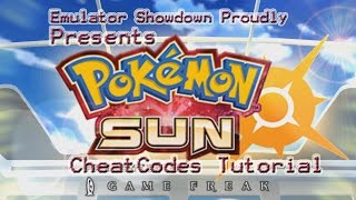 Citra  Pokemon Sun amp Moon Cheat Tutorial How to add amp use Gateway Cheats [upl. by Attebasile]