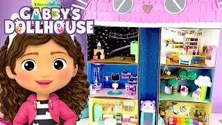 Crafting a Mini Gabbys Dollhouse  GABBYS DOLLHOUSE [upl. by Adnovaj]