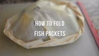 How to Fold Fish Packets Fish en Papillote  cooksmarts [upl. by Acinnor467]