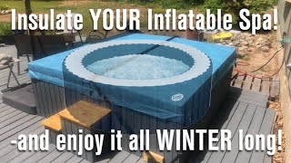 DIY Winterize your Intex Hot Tub [upl. by Ofelia278]