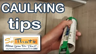 How to caulk corners in a shower [upl. by Melody]