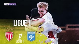 AS Monaco vs Auxerre  Ligue 1 HIGHLIGHTS  020125  beIN SPORTS USA [upl. by Buchheim]