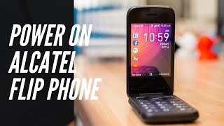 How to Power On Alcatel Flip Phone [upl. by Finnie]