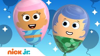 Balloon Cartoon Calming Meditation w Bubble Guppies 🎈  Bubble Guppies [upl. by Radley930]