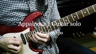 Gino Vannelli  Appaloosa Carlos Rioss Guitar solo  slow tempo for practice [upl. by Stanley]