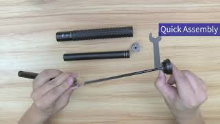 Quick Assembly amp Disassembly for NEX Expandable Mechanical Baton [upl. by Thorman402]