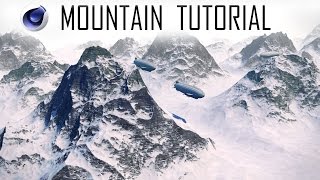 3D Mountains Tutorial  Cinema4D [upl. by Violetta]