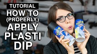 How to apply PlastiDip  Cosplay Tutorial [upl. by Ogg]