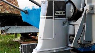 Volvo Penta 290A sterndrive installation [upl. by Apilef]