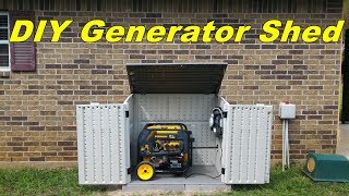 DIY Generator Shed [upl. by Haveman]