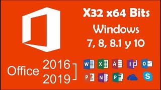 Office 2016  2019 x32 x64 Español Full  Activadores  Serial [upl. by Lyrahs538]