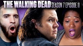 Fans React To The Walking Dead Season 7 Episode 11 quotHostiles amp Calamitiesquot [upl. by Yrad]