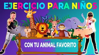 14 Ejercicios FACILES para NIÑOS 😱🏋 Easy Kids Workout 😎 Animal Fitness [upl. by Tocci]