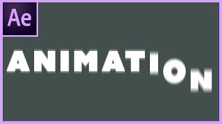 Basic Text Animations in After Effects CC 2020 [upl. by Lerual153]