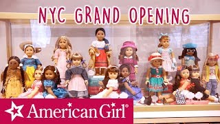 American Girl Place NYC Grand Opening Weekend  AmericanGirl [upl. by Portugal]