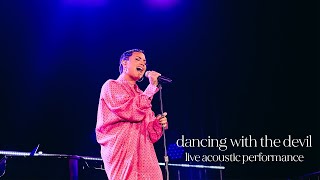 Demi Lovato  Dancing With The Devil Live Acoustic Performance [upl. by Nylirrehs]