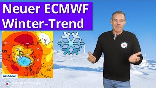 Neuer Wintertrend vom ECMWF Modell  Vorsicht Spekulationsbereich [upl. by Aratnahs207]