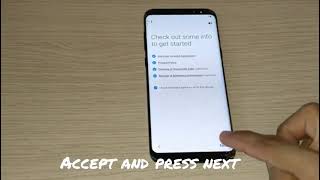 Samsung S8 plus or S8 FrP  bypass of Google Account without PC  without SIM card without Apps [upl. by Averi]