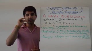 Edexcel AS Economics  6 Marker Exam Technique [upl. by Kilk]