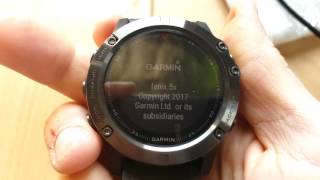 Garmin fenix force power off and soft reset [upl. by Emelen]