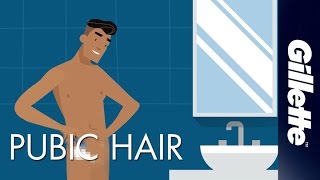 How to Shave Pubic Hair  Manscaping Tips with Gillette STYLER amp BODY Razor [upl. by Ardnossak]