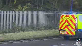 Cumbria Police Cell Van Responding [upl. by Cory70]