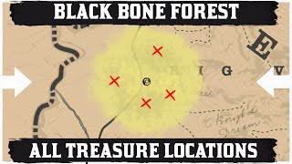 ALL Blackbone Forest Treasure Map Location [upl. by Ayekahs624]