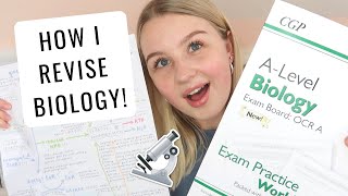 HOW I REVISE a level biology [upl. by Elehcar]