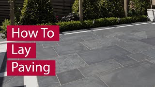 How to Lay Paving [upl. by Aliet]