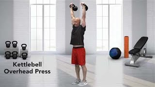 How to do a Kettlebell Overhead Press [upl. by Damek]