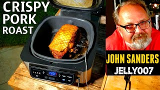 CRISPY PORK ROAST  NINJA FOODI PRO GRILL  SHOULDER PICNIC [upl. by Guria]