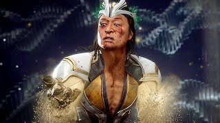 Shang Tsung Turns To Dust Death Scene  MORTAL KOMBAT 11 AFTERMATH [upl. by Crocker]