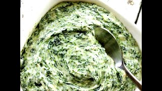 Easy Creamed Spinach Recipe [upl. by Bust]