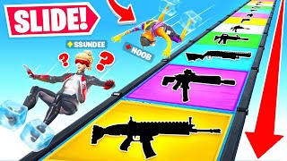 SLIDING For LOOT Game Mode in Fortnite [upl. by Nunnery]