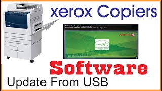 Xerox Copier  Printer Software Firmware Upgrade From USB [upl. by Rockey713]