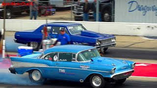 DRAG RACING OLD SCHOOL CARS 70s and OLDER AT BYRON DRAGWAY [upl. by Eiramanig]