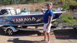 Quintrex Top Ender 481  Yamaha F80HP 4Stroke  The bosses boat review Brisbane Yamaha [upl. by Gauthier206]