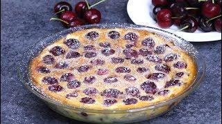 Easy Cherry Clafoutis [upl. by Yllen305]