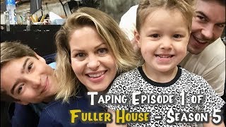 FULLER HOUSE CAST KICKS OFF SEASON 5 🎉 [upl. by Suoiradal]