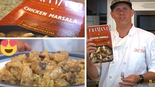 How To Make Chicken Marsala From Costco  Chef Dawg [upl. by Willard]