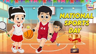 National Sports Day  हिंदी कार्टून  हिंदी कहानियां  Mythological Stories  Puntoon Kids Stories [upl. by Biancha527]