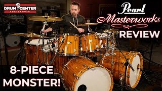 Pearl Masterworks Stadium Drum Set Review [upl. by Yelsnit]