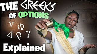 Stock Options Greeks Explained Delta Gamma Theta Vega Rho [upl. by Koball]