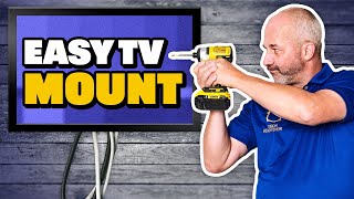 How to Mount a TV Perfectly  Wall Mount Full Tutorial [upl. by Neirual]